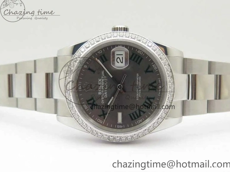 MiroTime 0115 DateJust 36 SS 126234 BP Maker 1:1 Best Edition Gray Roman Dial on Oyster Bracelet BestValue 2534